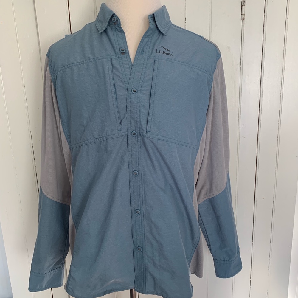 LL Bean men’s fishing shirt size large